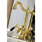 Kingston Brass Duchess 2-Handle Bathroom Faucet W/Brass Pop-Up & Cover Plate, Brass KS1437PKL - alternate 2